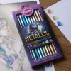 Coloured Pencils 12 pcs Metallic