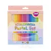 Coloured Pencils 50 pcs Pastel Set