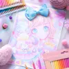 Coloured Pencils 50 pcs Pastel Set