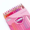 Coloured Pencils 12 pcs Pink