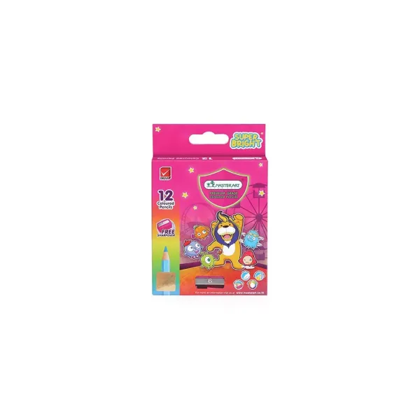 Coloured Pencils 12 pcs (10 cm) + sharpener