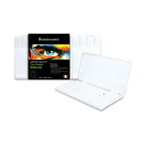 Paint Palette with lid 25,5 cm x 13 cm