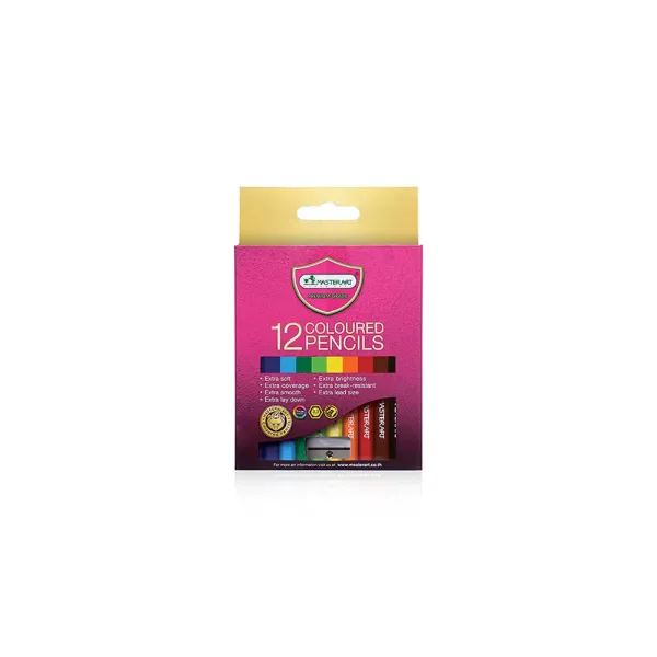 Short Coloured Pencils 12 pcs (10 cm)