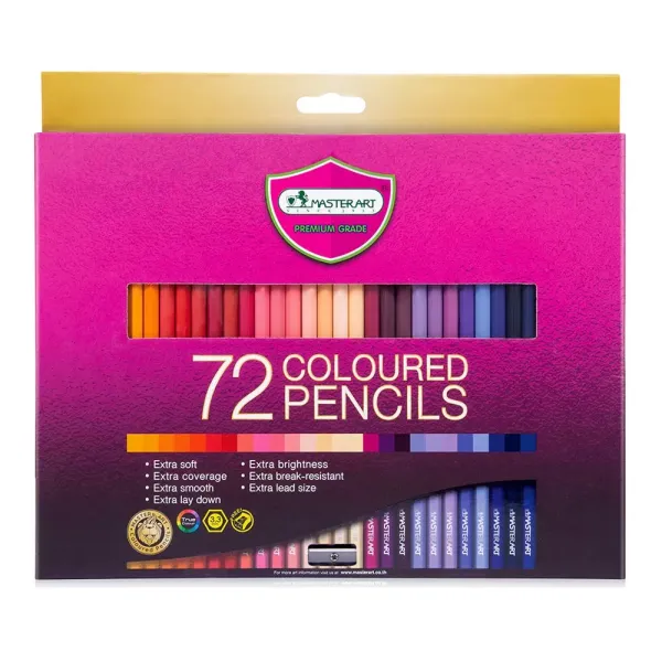 Coloured Pencils 72 pcs
