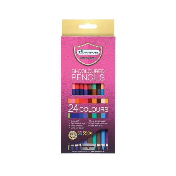 BI-Coloured Pencils 24 colours