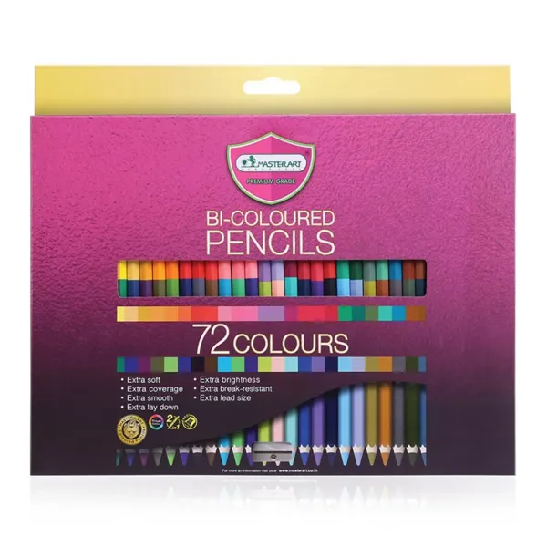 BI-Coloured Pencils 72 colours