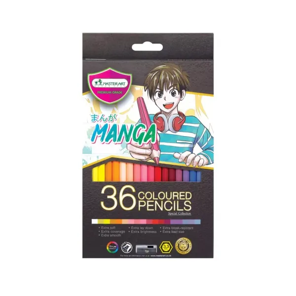 Coloured Pencils 36 pcs Manga