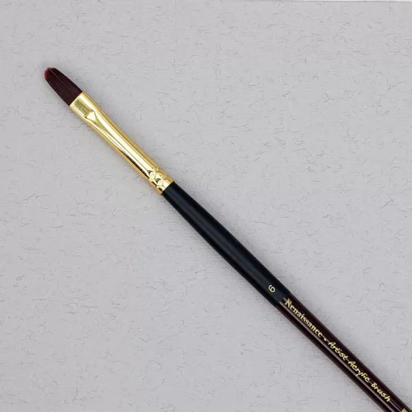 Acrylic Colour Brush Filbert, size 6