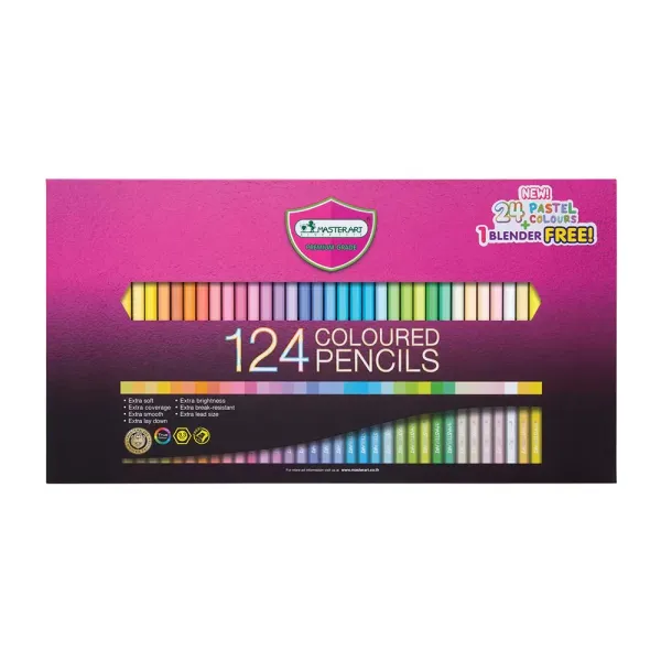 Coloured Pencils 124 pcs