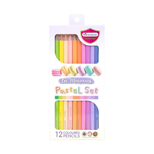 Coloured Pencils 12 pcs Les Macarons
