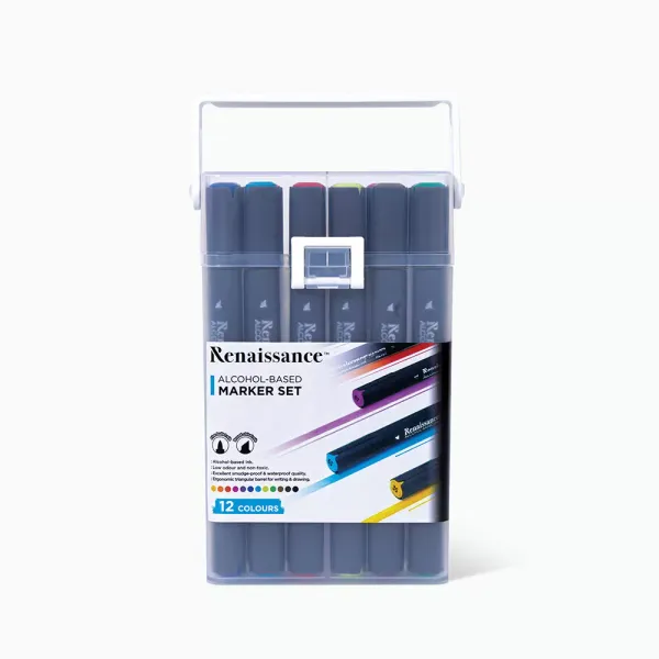 Alcohol-Based Marker Set 12 pcs Basic