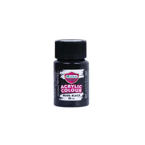 Akryylimaali 20 ml, Mars Black