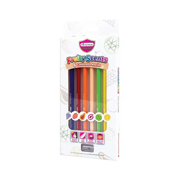 Fruity Scents 6 Coloured Pencils