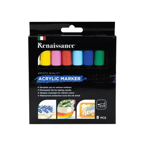Acrylic Marker 8 pcs