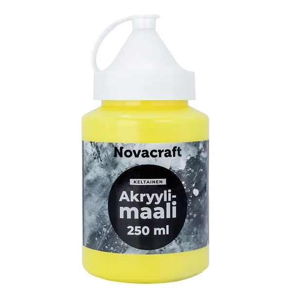 Akryylimaali keltainen 250 ml