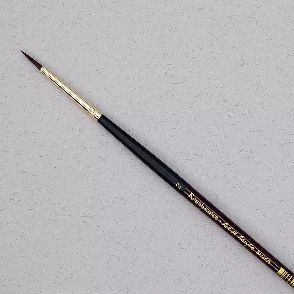 Akryylivärisivellin pyöreä, koko 2