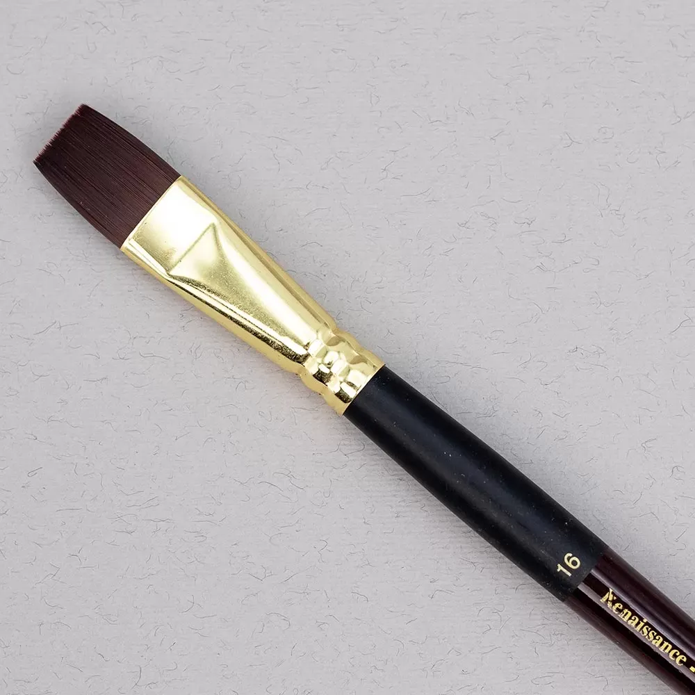 Akryylivärisivellin tasainen, koko 16