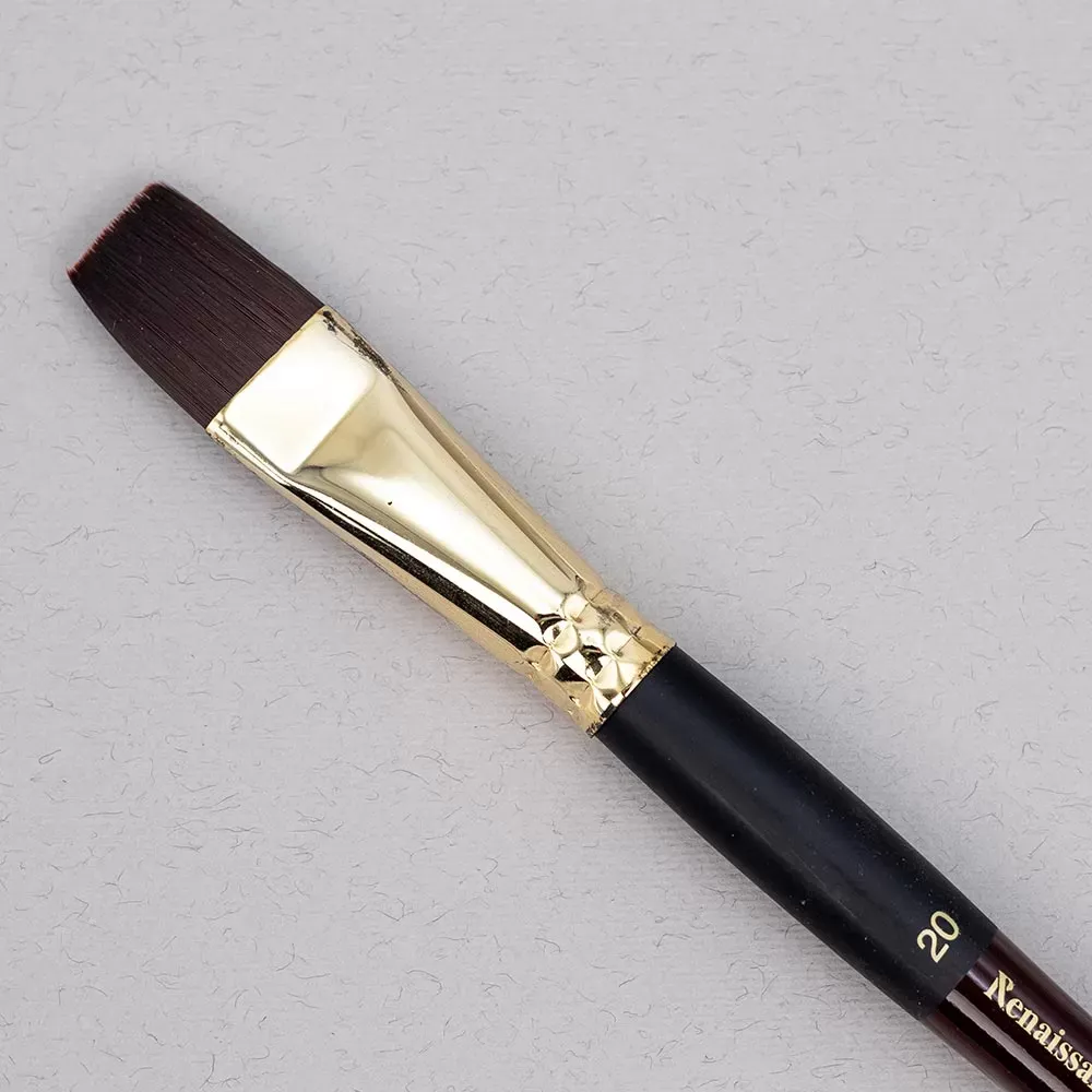 Akryylivärisivellin tasainen, koko 20