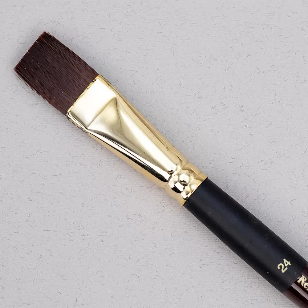 Akryylivärisivellin tasainen, koko 24