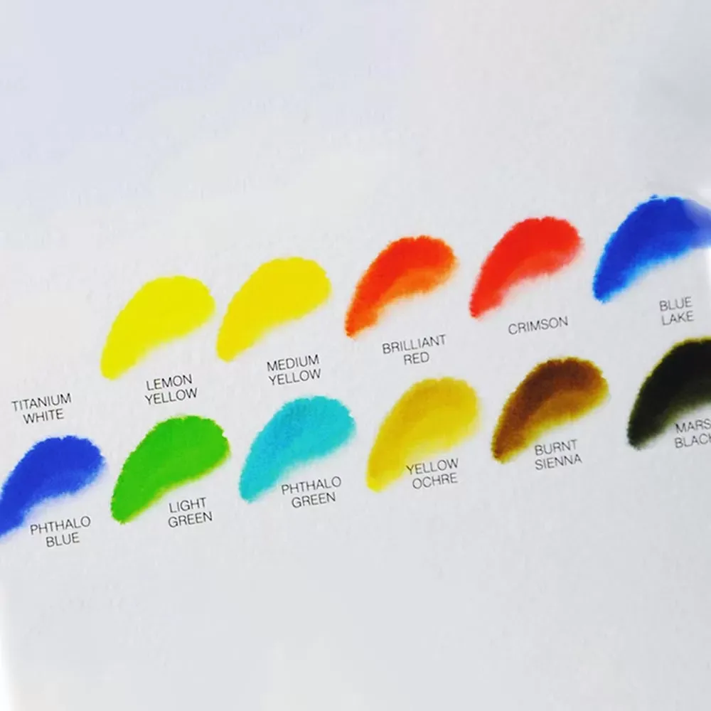 Vesivärit 12 x 12 ml Outlet