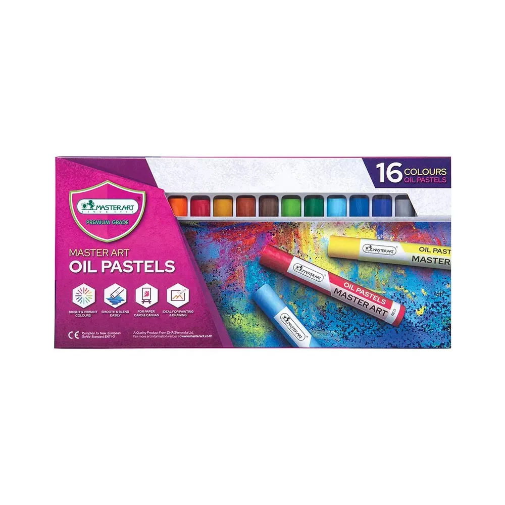 Öljypastelliliidut 16 väriä