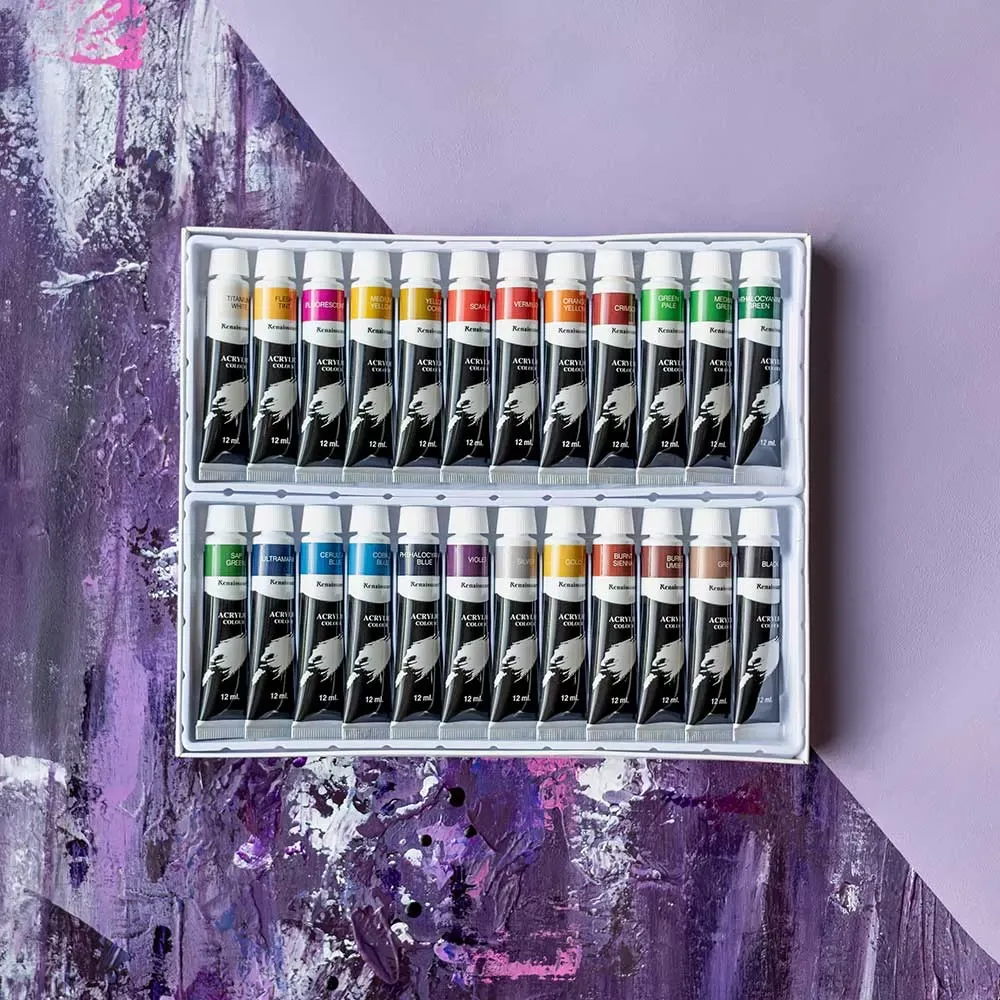 Akryylivärit 24 x 12ml