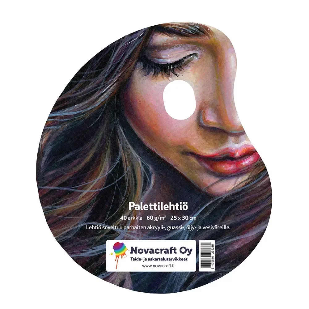 Palettilehtiö 40 arkkia, 60 g, 25 x 30 cm