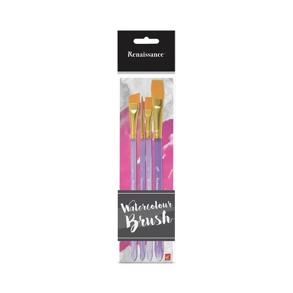 Vesivärisivellinsetti 4-osainen