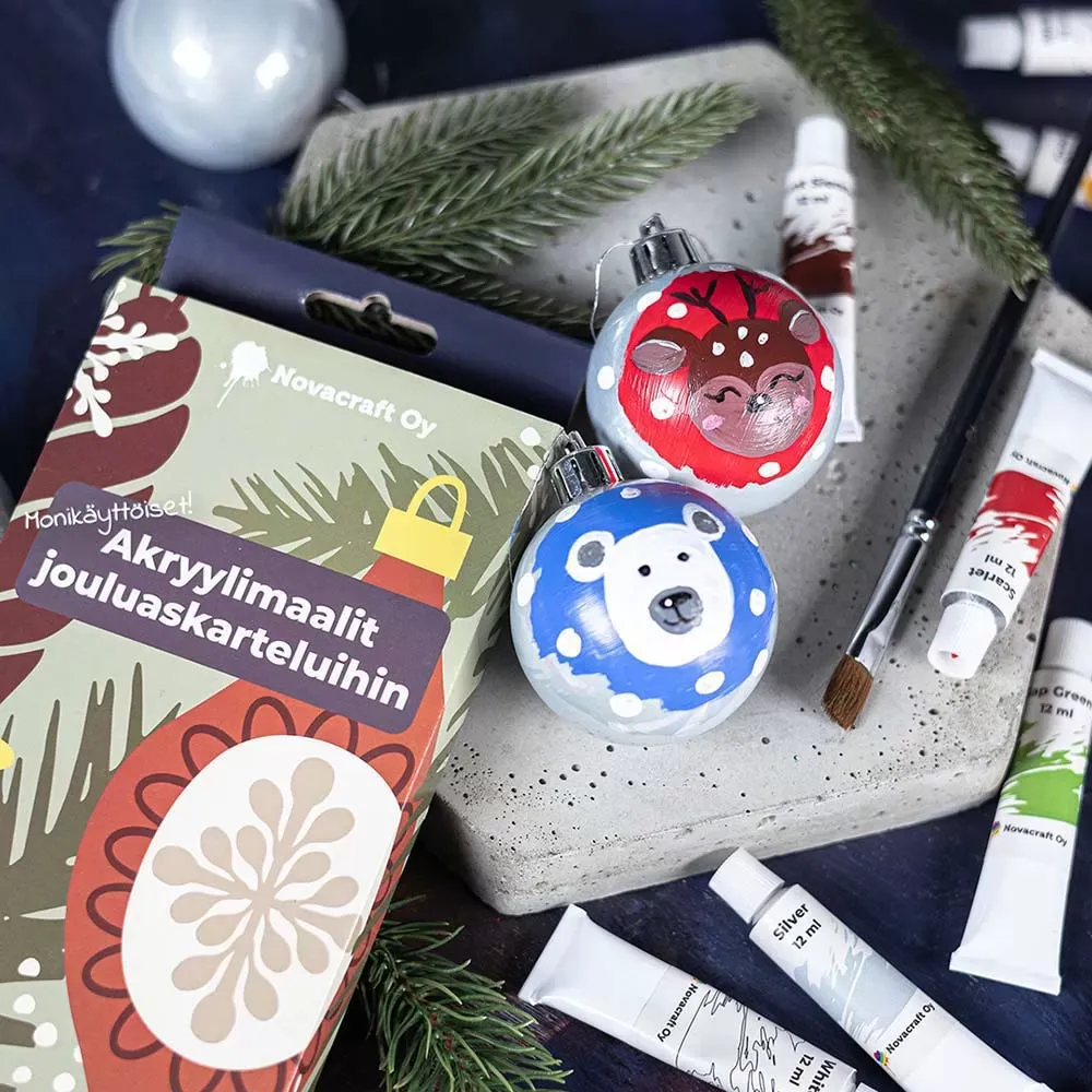 Akryylimaalit 10 x 12 ml