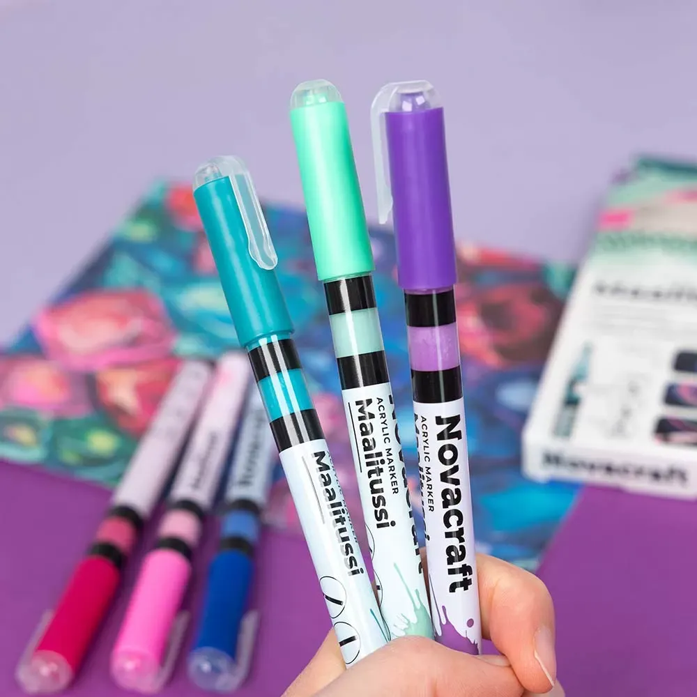 Maalitussi 6 kpl Cool Gemstone