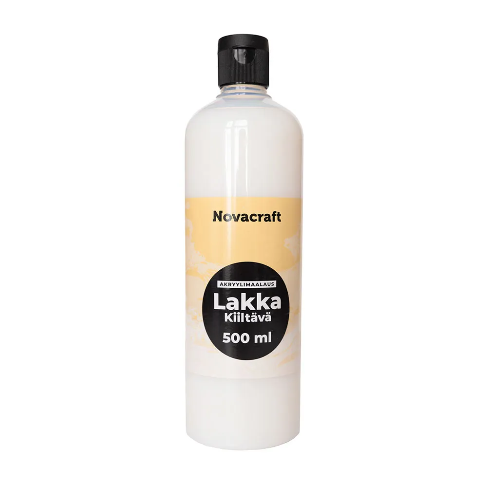 Kiiltävä lakka 500 ml, akryylimaalaus