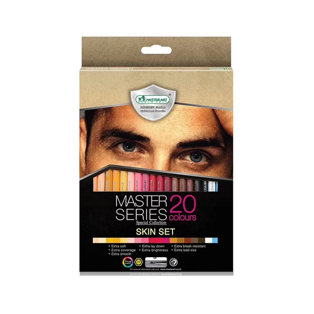 Puuvärikynät 20 kpl, Skin Set