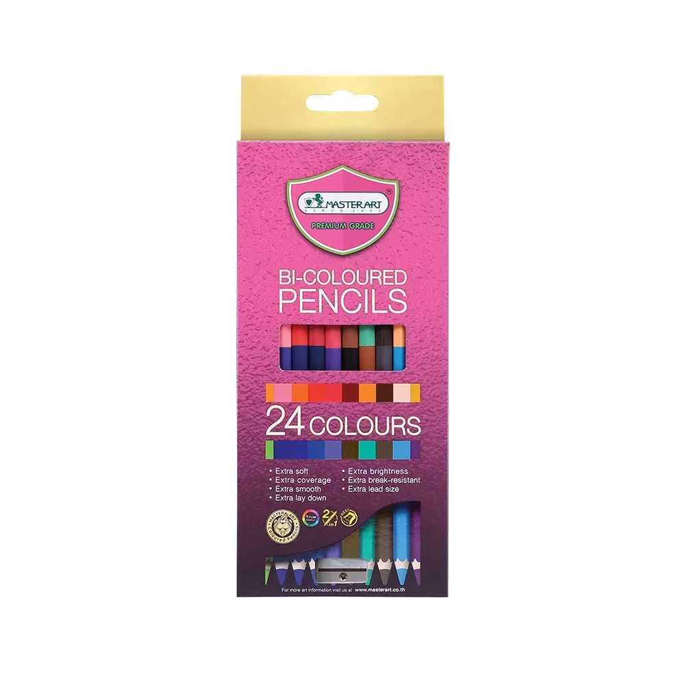 2-päiset värikynät 12 kpl, 24 väriä