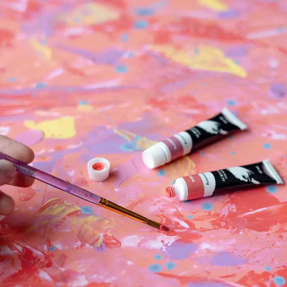 Akryylivärit 12 x 12 ml, pastellisävyt