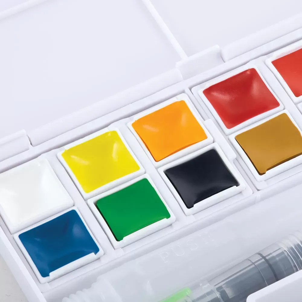 Akvarellinapit 12 kpl