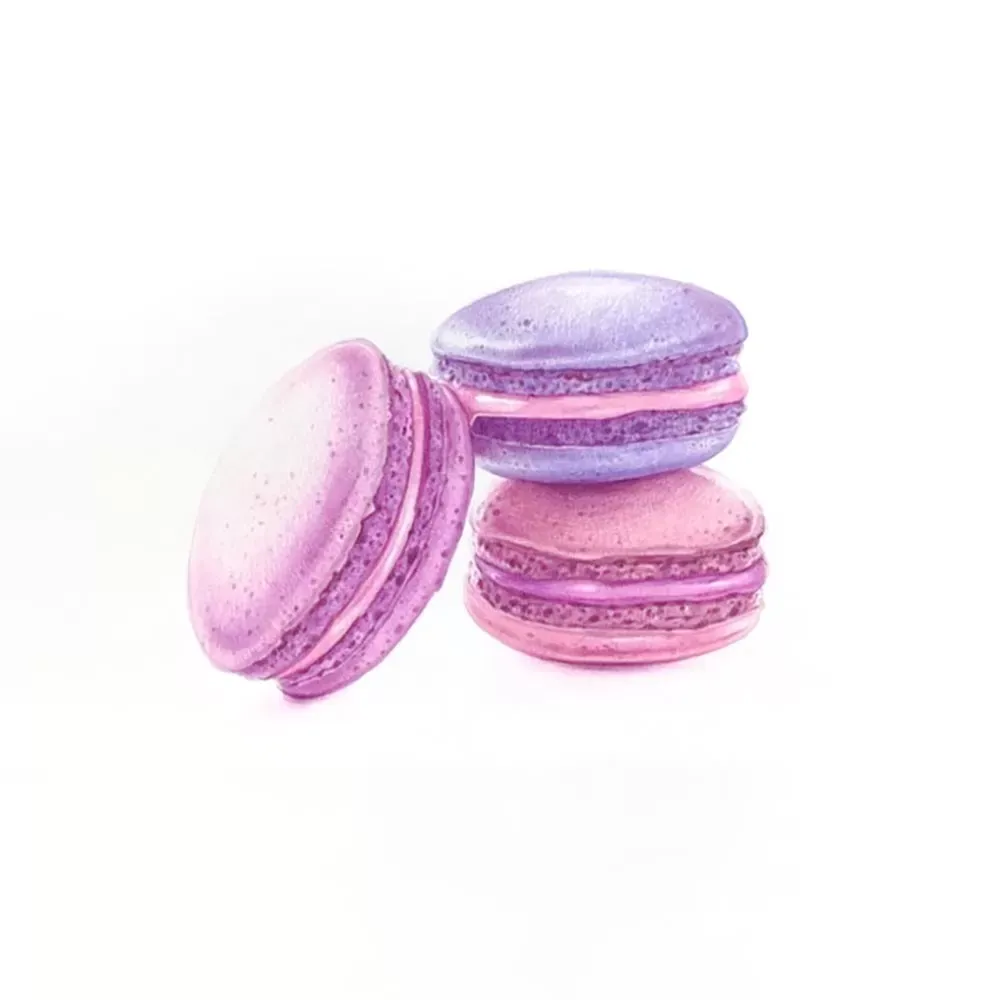 Värikynät 12 kpl, pastellisävyt Les Macarons