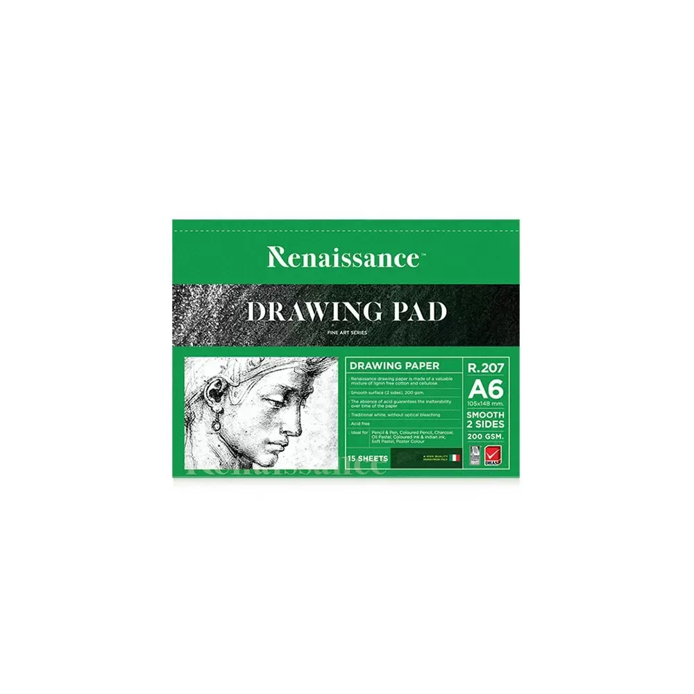 Piirustuslehtiö A6, 200 g