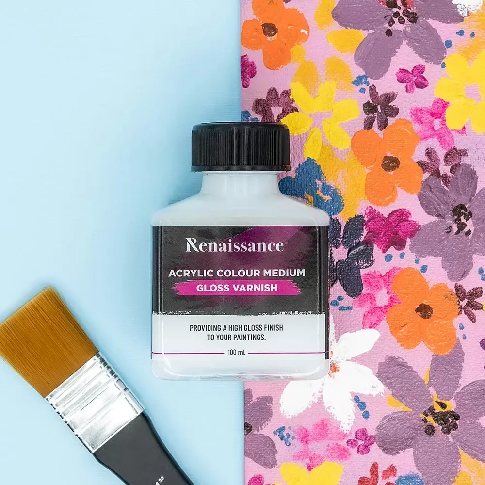 Lakka akryylimaaleille 100 ml, kiiltävä