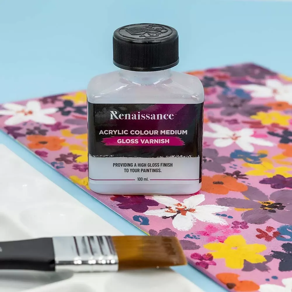 Lakka akryylimaaleille 100 ml, kiiltävä