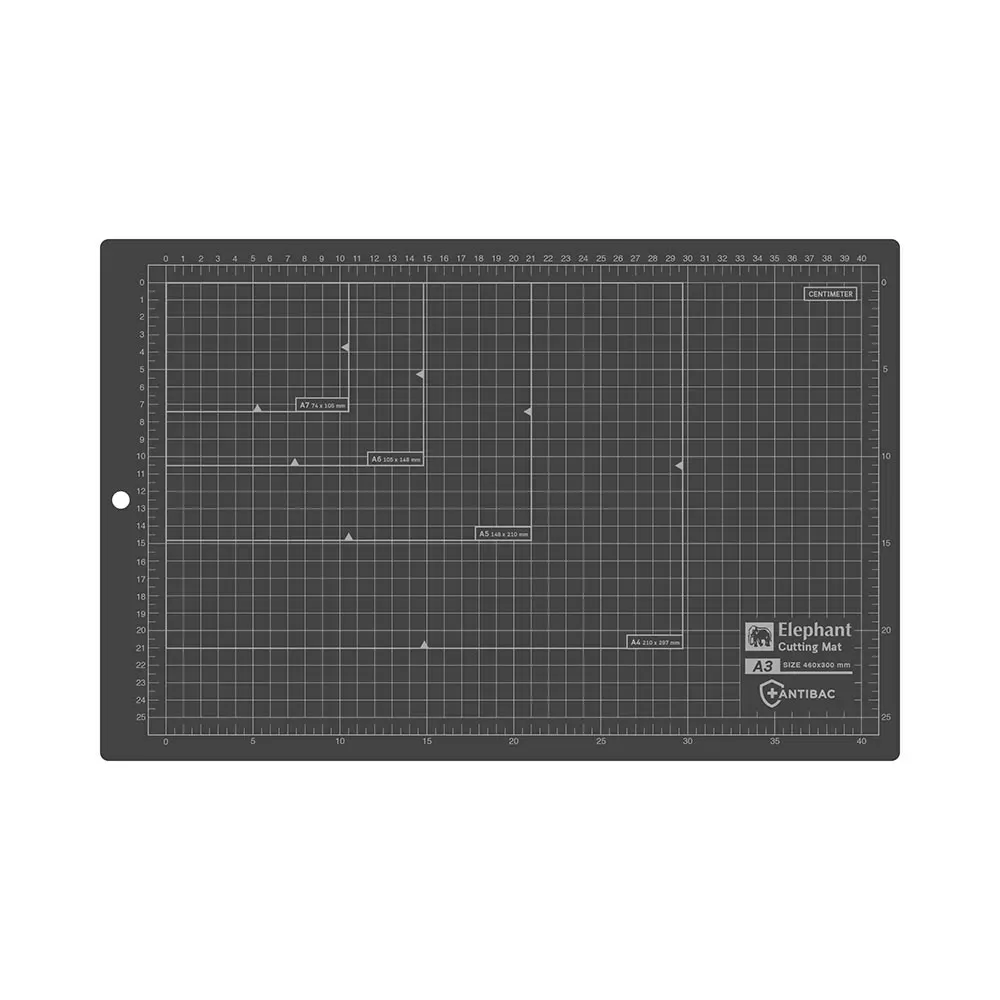 Leikkuualusta musta A3