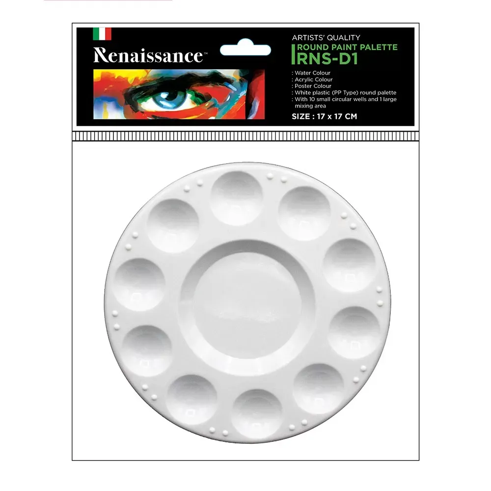 Maalauspaletti pyöreä 17 cm