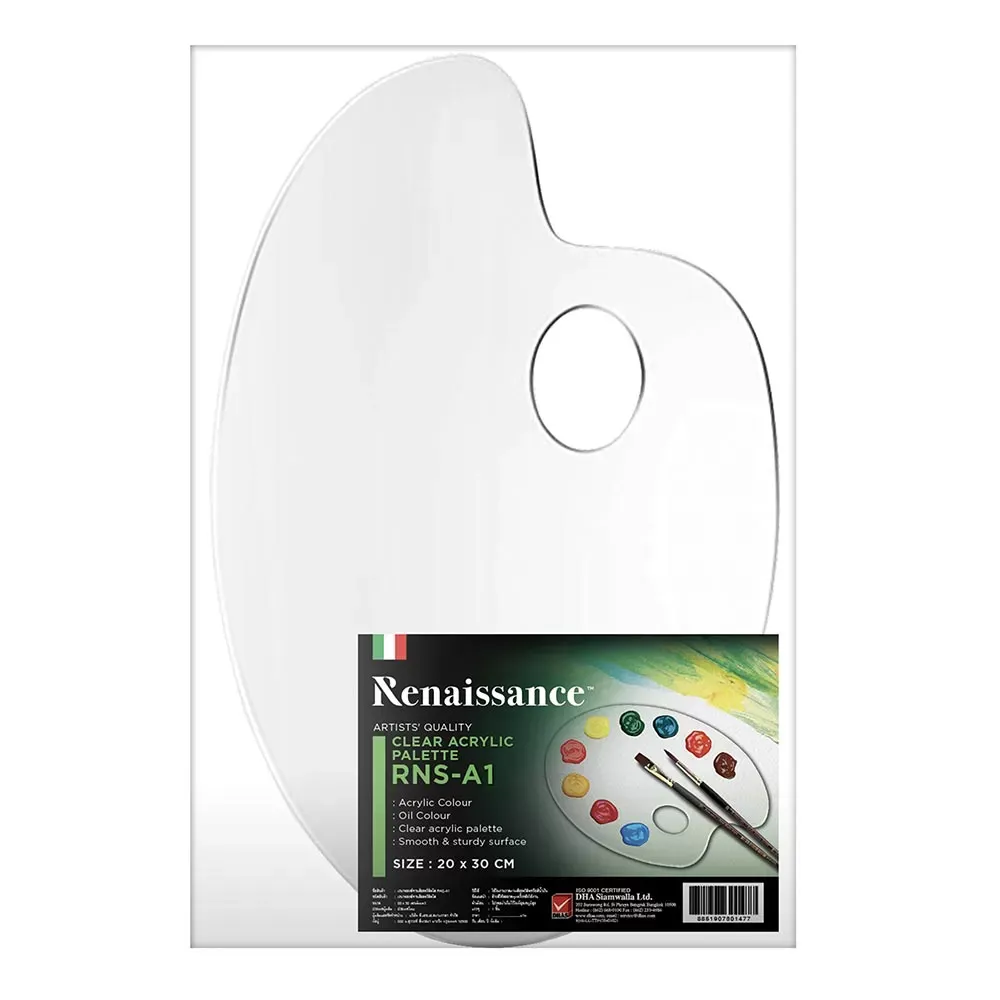 Maalauspaletti akryylia 20 x 30 cm