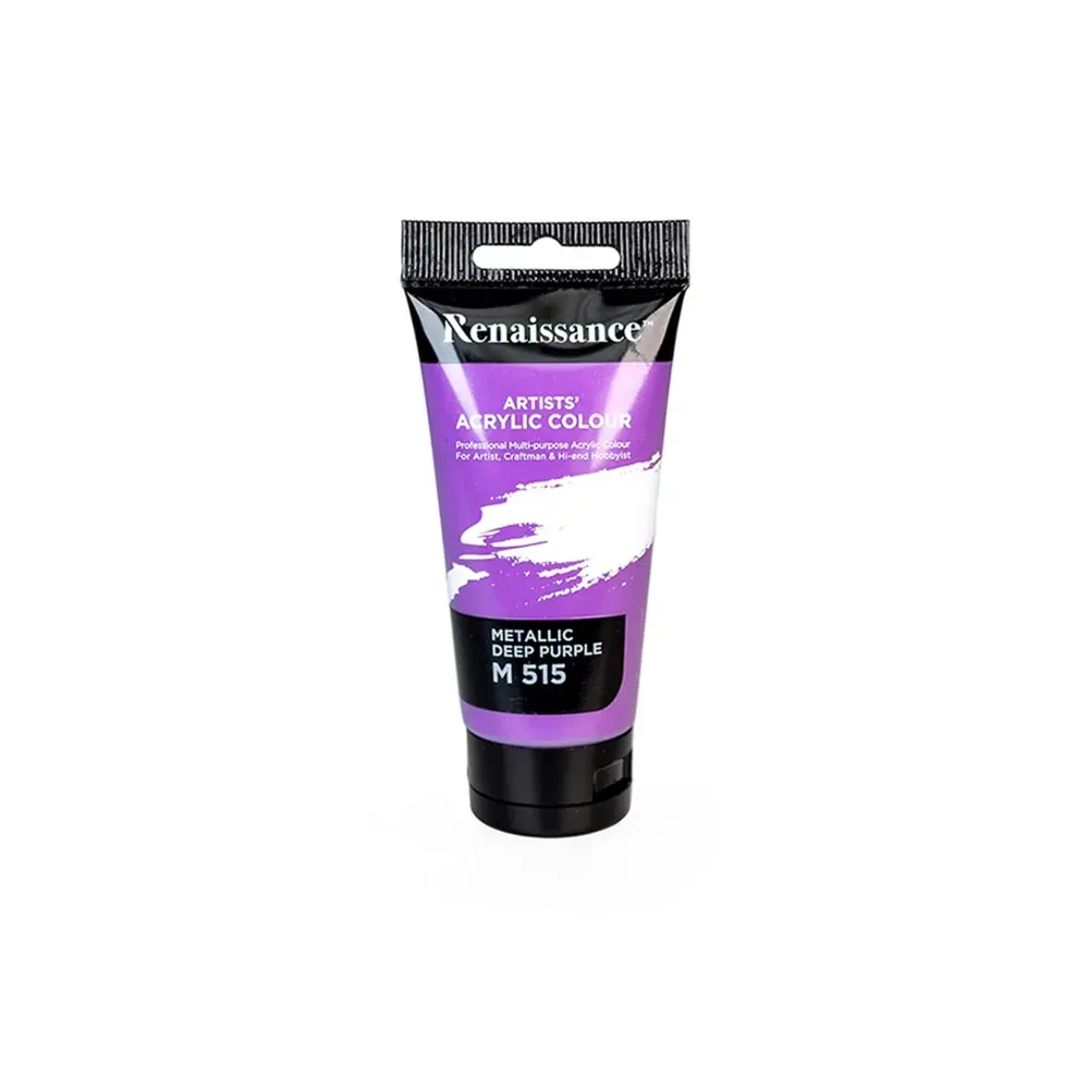 Akryylimaali 75 ml, Metallic Deep Purple