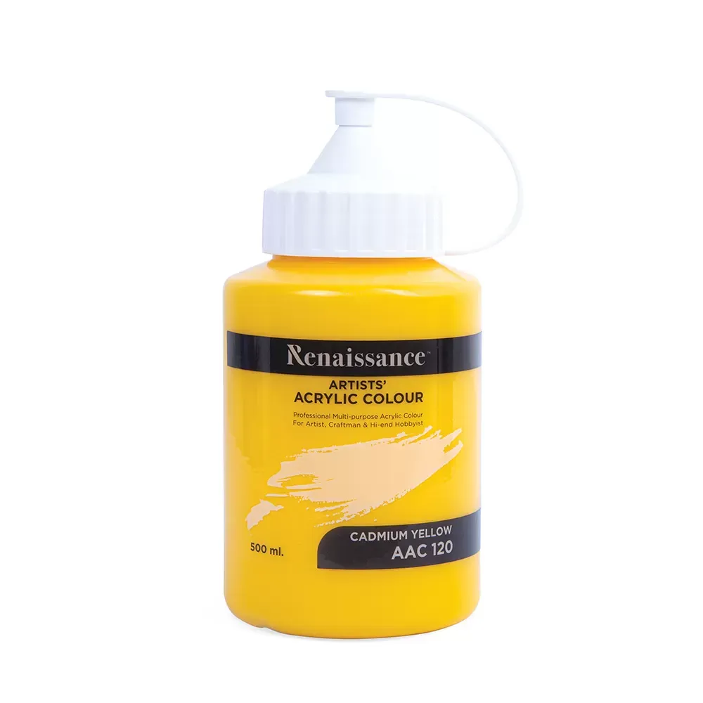 Akryyylimaali 500 ml, Cadmium Yellow
