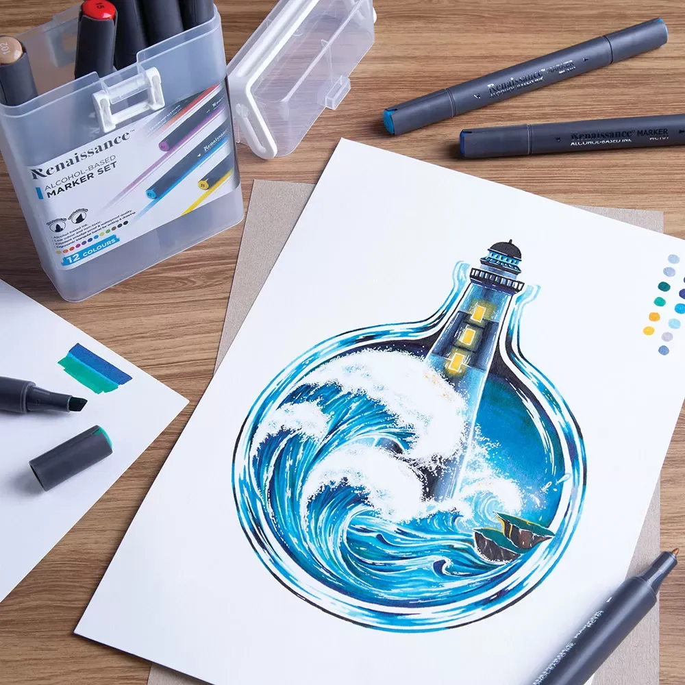 Tussisetti 12 kpl perusvärit