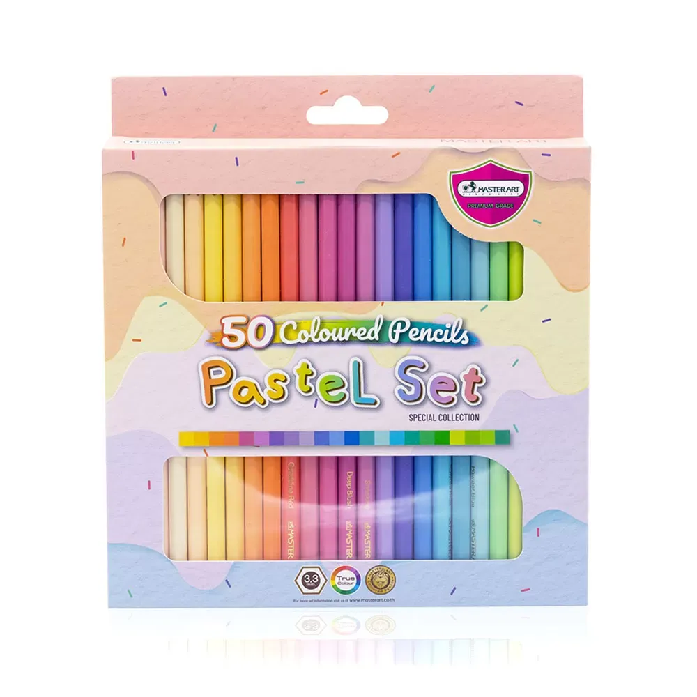 Värikynät 50 kpl, pastelli