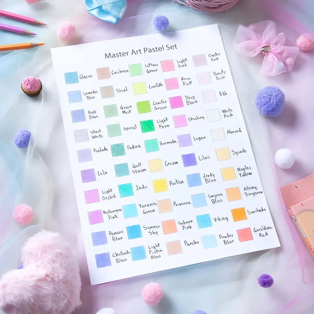 Värikynät 50 kpl, pastelli