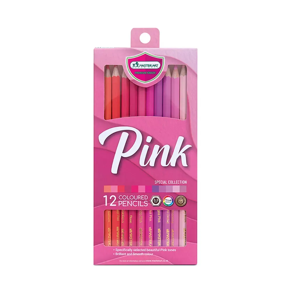 Värikynät 12 kpl, Pink