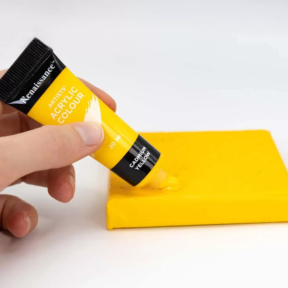 Akryylivärit 6 x 20 ml, perusvärit