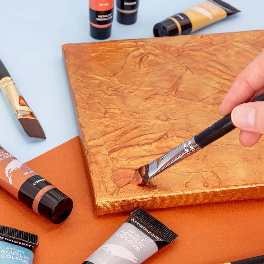 Akryylivärit 6 x 20 ml, metallic